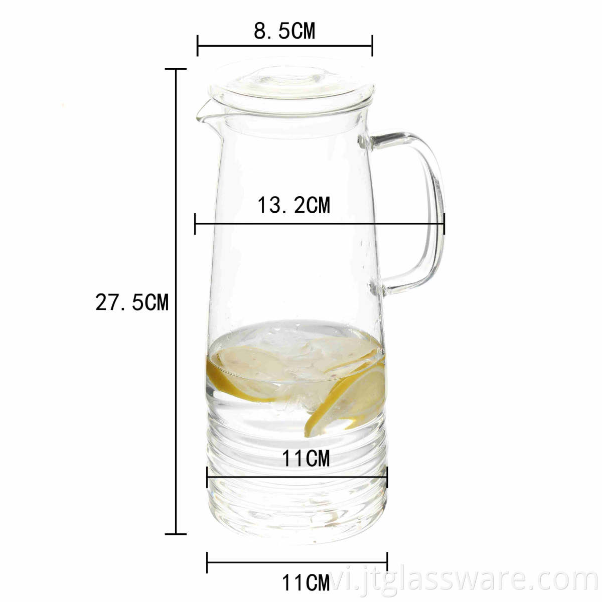 high borosilicate Glass heat cold resistant best quality coffee milk tea water carafe pot jug maker pitcher with glass and silicone lid (12)